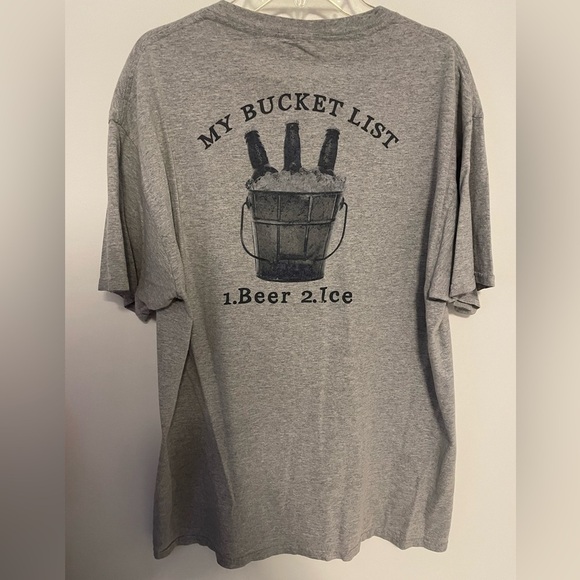 Lincoln Gray Short Sleeve Men's Tee - Picture 4 of 4